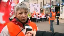 Château-Chinon : 300 personnes manifestent pour le centre hospitalier