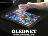 OLEDNET SEL 8.7inch tri-foldable AMOLED panel with touch sensor Display Innovation 2014