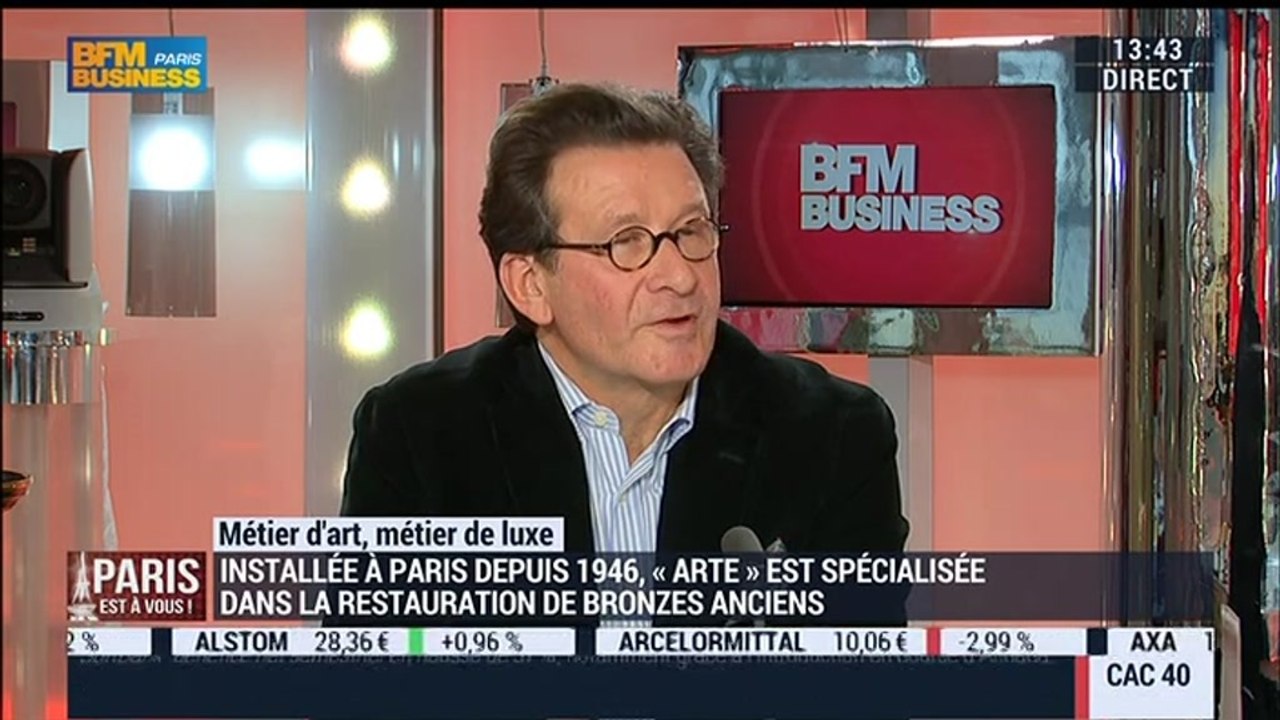 Métiers d'art, Métiers de luxe: Restaurateur de bronzes anciens, Axel Negré - 04/11