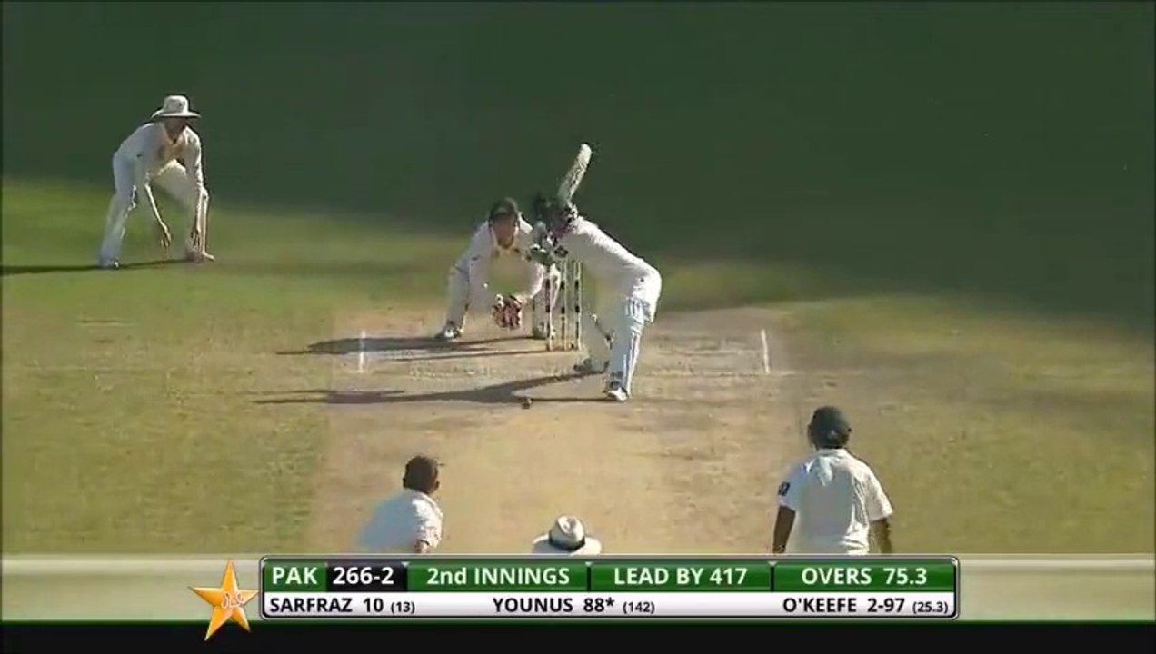 Younis Khan's Second Hundred Against Australia 2014