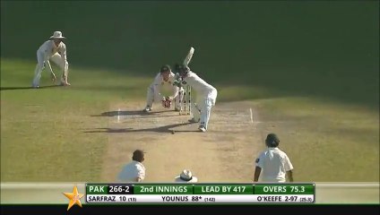 Younis Khan's Second Hundred Against Australia 2014