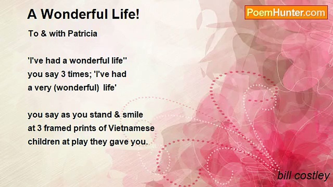 bill costley - A Wonderful Life!
