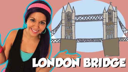 London Bridge is Falling Down with Lyrics - Nursery Rhymes - video