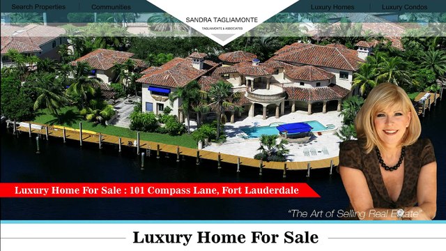 Home For Sale on Intercostal 101 Compass Lane Fort Lauderdale
