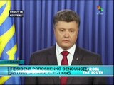 Ukraine President Poroshenko denounces East Ukraine elections