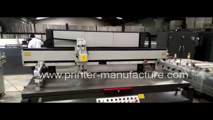Large Format Flat Bed Screen Printing Machine