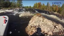 Heroic River Boarder Rescues Drowning Squirrel