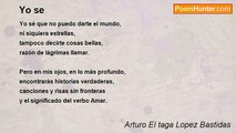 Arturo El taga Lopez Bastidas - Yo se