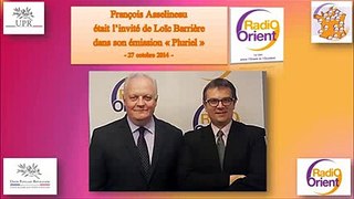 François Asselineau invité de Loïc Barrière sur Radio-Orient_27/10/2014