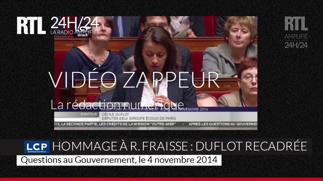 Cécile Duflot recadrée pour son hommage à Rémi Fraisse à l'assemblée