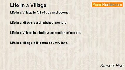 Suruchi Puri - Life in a Village