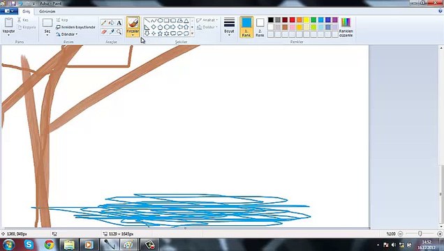 Paint İle profesyonel bir şekilde resim yapmak Vol2