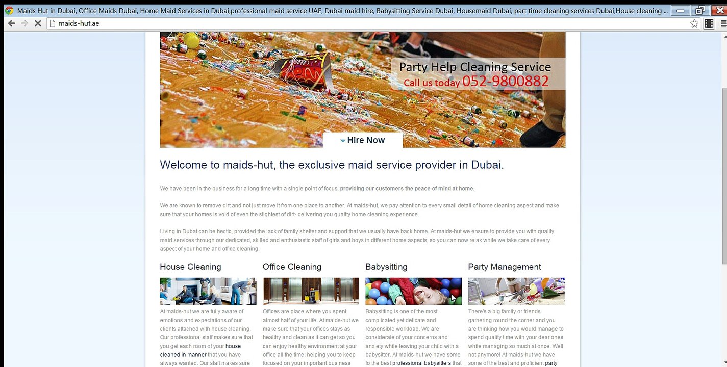 Professional Home Maid Services in Dubai