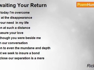 Rick Elpers - Awaiting Your Return