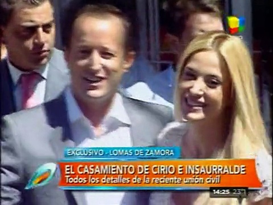 Así llegaban Cirio e Insaurralde