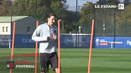 Zlatan Ibrahimovic de retour à l'entraînement