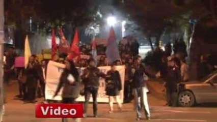 YÖK'ü Protesto Eden Öğrencilere Polis Müdahalesi