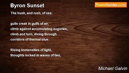 Michael Galvin - Byron Sunset