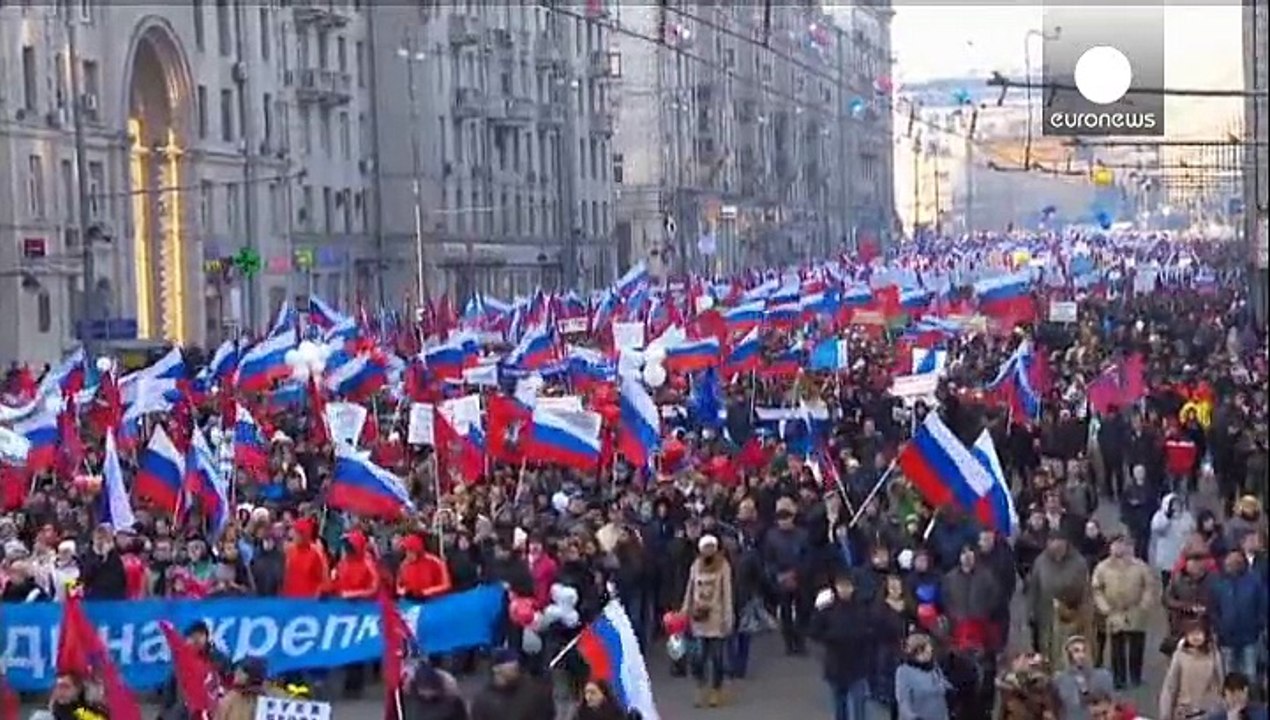 Angst vor Einwanderern bei russischen Märschen