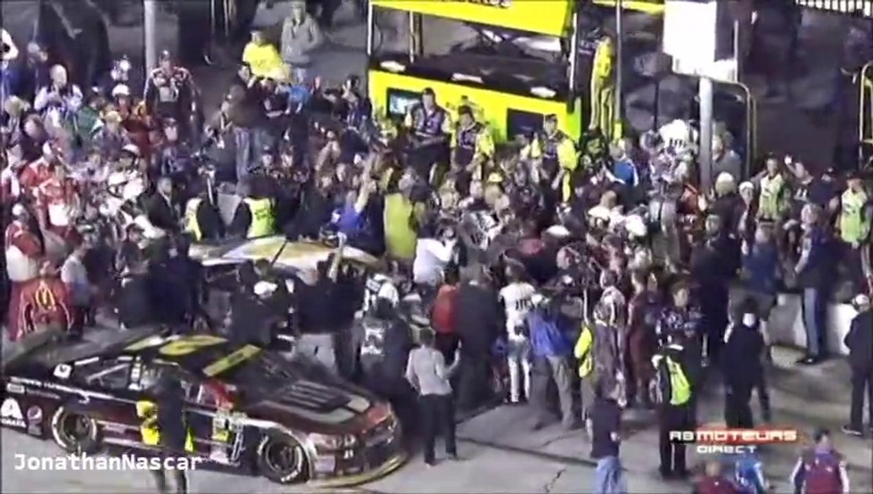 Fight Keselowski - Gordon Texas 2014 NASCAR Sprint Cup