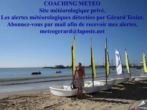 COACHING METEO site météorologique privé concernant les alertes météorologiques détectées par Gérard Texier
