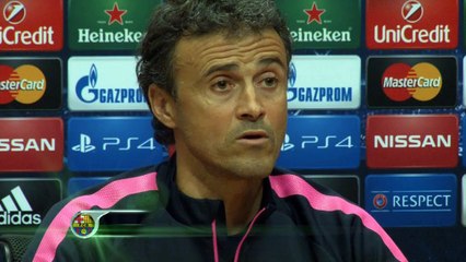Luis Enrique: "Vamos a seguir fieles a nuestro juego"