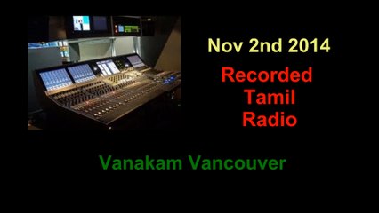 Vanakam Vancouver 2014-11-02