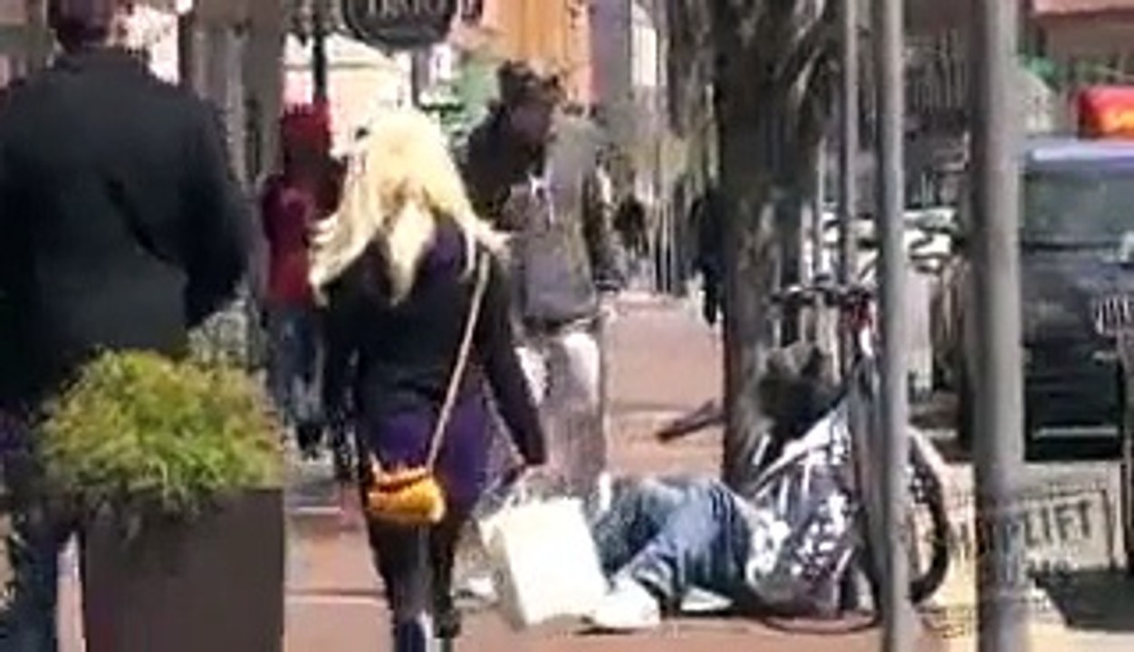 Feeding the Homeless - Giving People FREE McDonalds - How to Make People Smile  ) BY NEW UNLIMITED funny videos c3