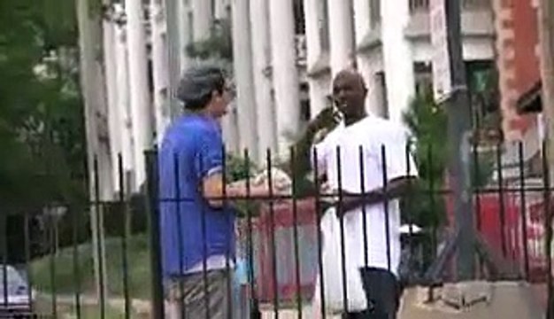 Giving Black People Fried Chicken in the Hood - FEEDING THE HOMELESS - Making People Smile ) BY NEW UNLIMITED funny videos c3