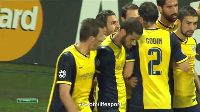 koke Amazing Goal - Atlético de Madrid 1-0 Malmo