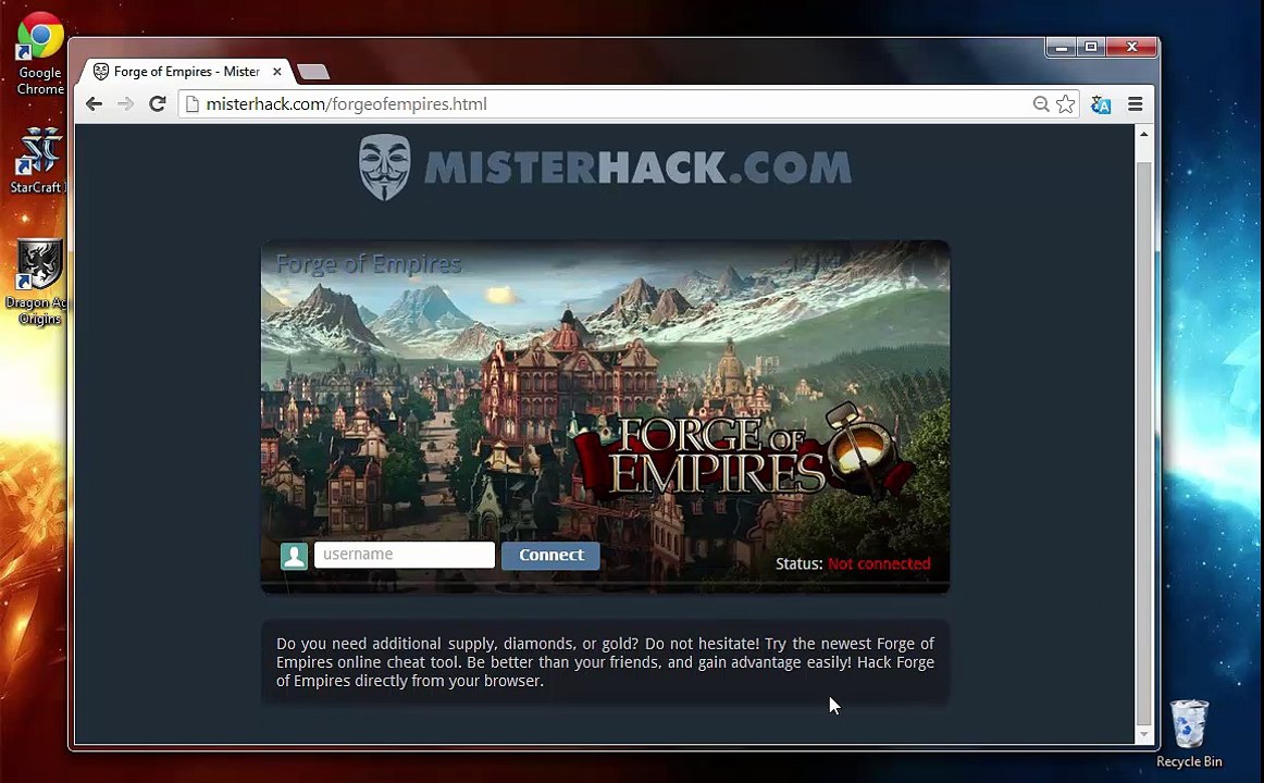 FREE Forge of Empires diamonds or gold