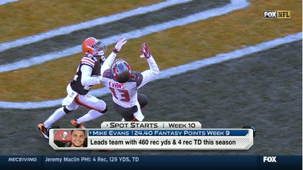 'NFL Fantasy Live': Week 10 spot starts