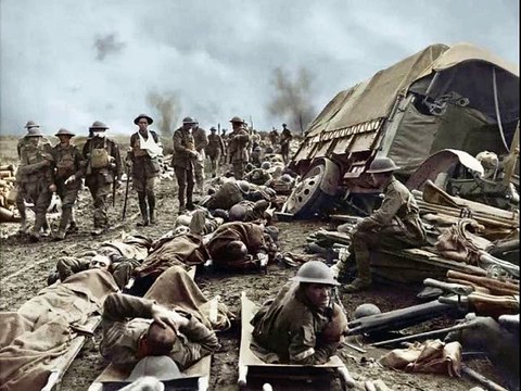 Restoration and colorisation of First World War photographs