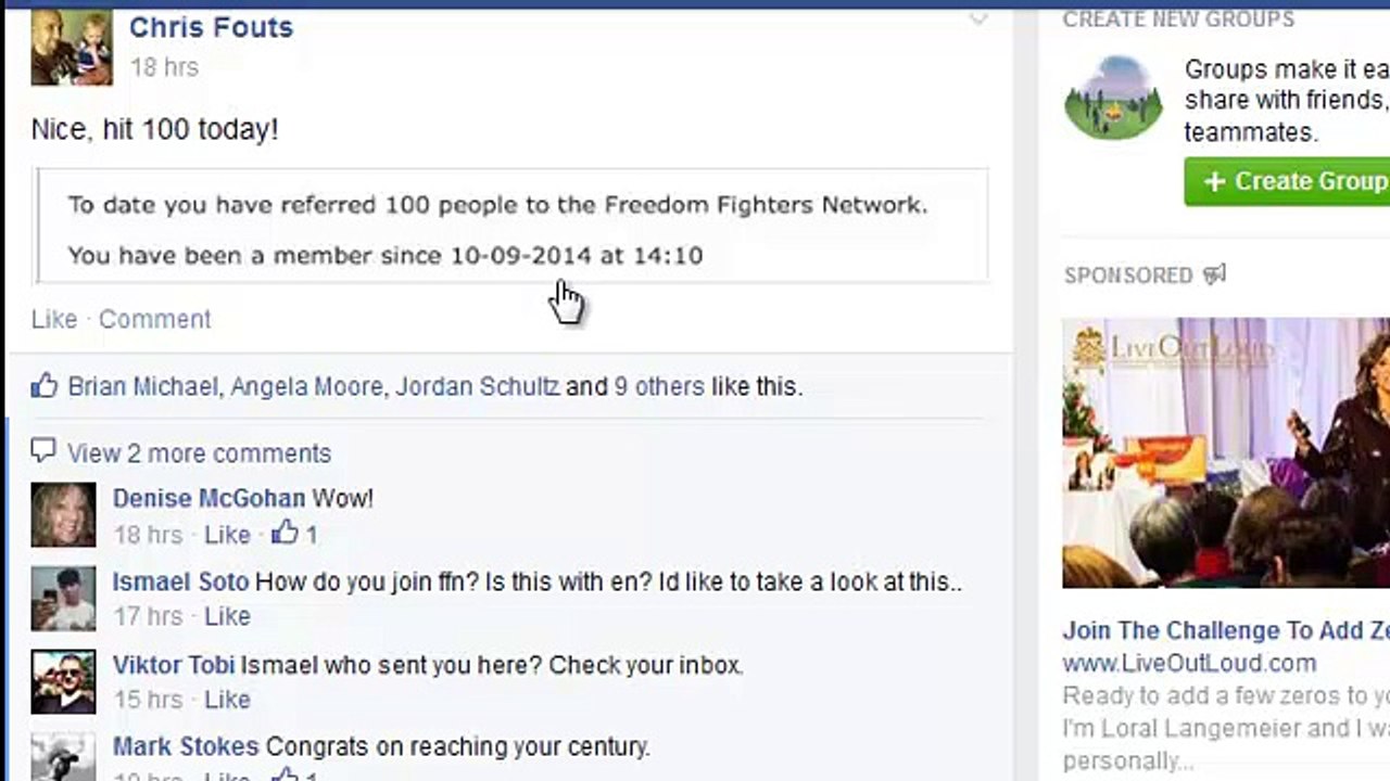 Freedom Fighters Network - MANY Making $ - PROOF