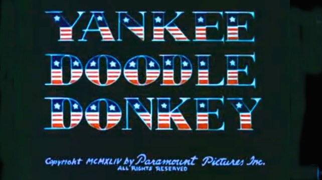 Noveltoons - Yankee Doodle Donkey (1944) Classic Animation Cartoon
