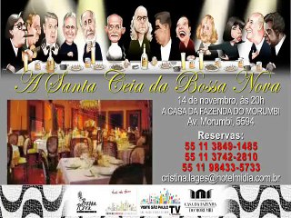 Convite - A Santa Ceia Da Bossa Nova - Cris Delanno - Participação Confirmada.