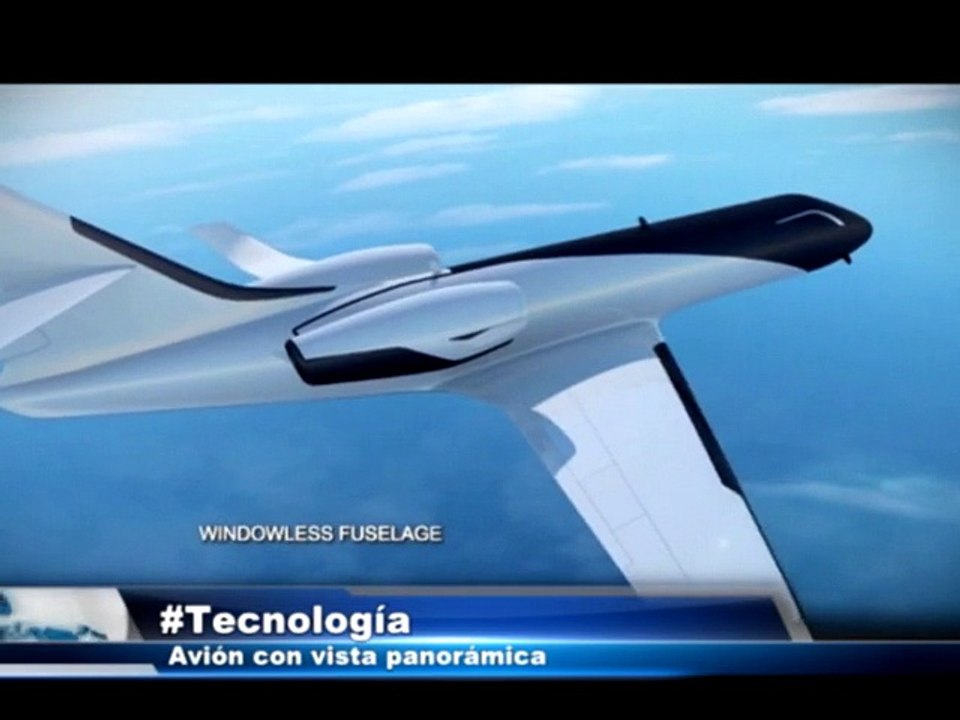 Un avión sin ventanas, pero con vista panorámica