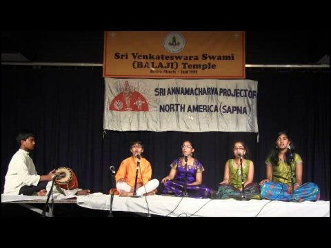 SAPNA: SRI ANNAMACHARYA PROJECT OF NA: ANNUAL EVENT 2014: STUDENTS OF RAJESWARI PARITI: NARAYANATHE