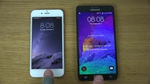 Samsung Galaxy Note 4 vs. iPhone 6 iOS 8.1 - Fingerprint Reader Which Is Faster