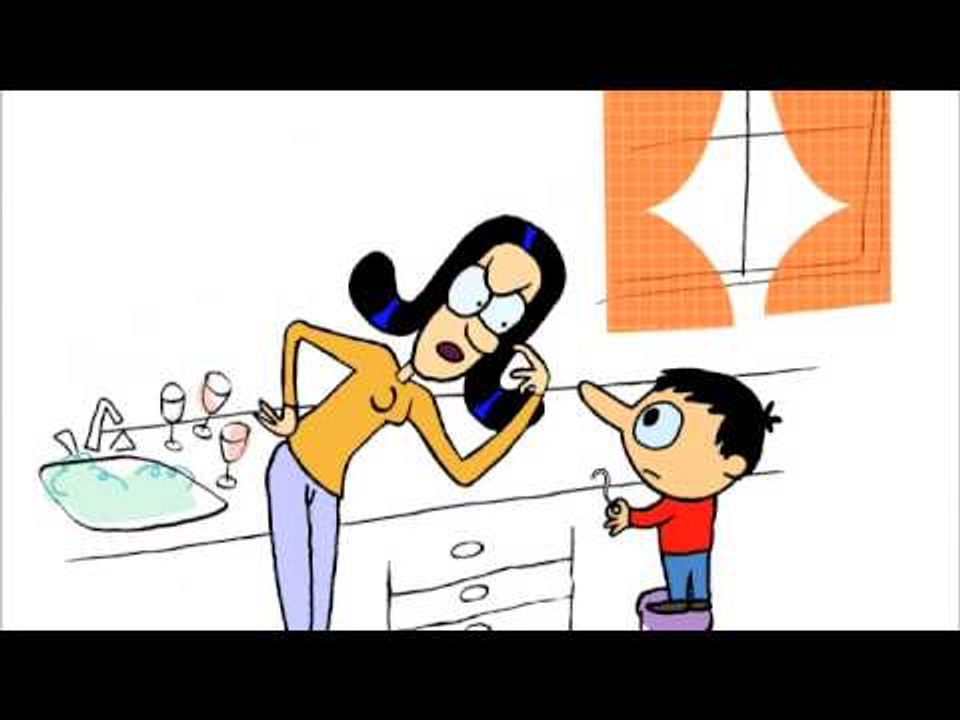 Blagues de Toto - Maman  a des cheveux blancs