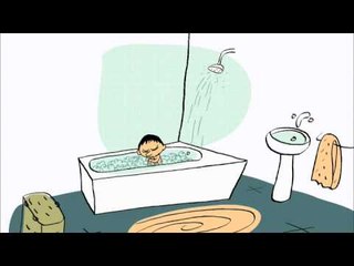 Blagues de Toto - A la douche