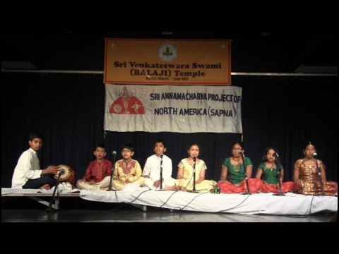SAPNA: SRI ANNAMACHARYA PROJECT OF NA: ANNUAL EVENT 2014: STUDENTS OF RAJESWARI PARITI: MUDDUGARE