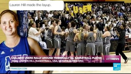 WEB NEWS - USA: Web users rally around terminally ill basketball player