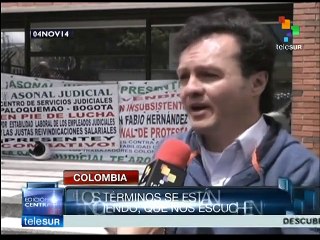 Paro nacional judicial cumple 25 días en Colombia