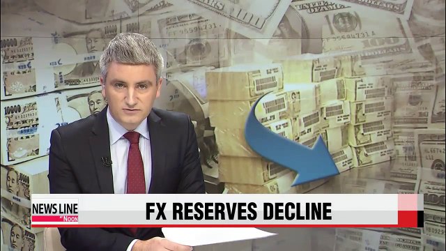 Korea's foreign reserves fall for third straight month in Oct.