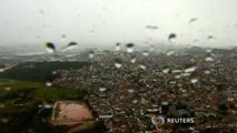 Heavy rain welcomed in Sao Paolo