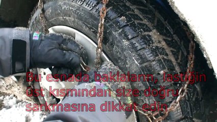 Kar zinciri nasıl takılır ve sökülür?