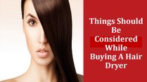 Tips for Buying a Hair Dryer