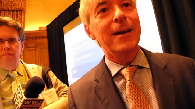 John Krafcik TrueCar Pres on Mary Barra's 2014 year at APA Detroit NewCarNews.TV Bob Giles