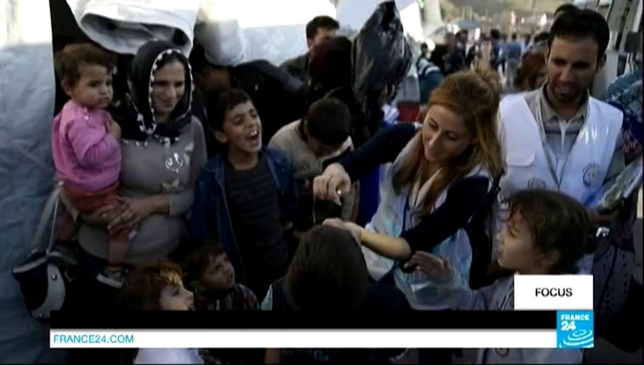 Les réfugiés de Kobané trouvent un refuge de fortune au Kurdistan irakien